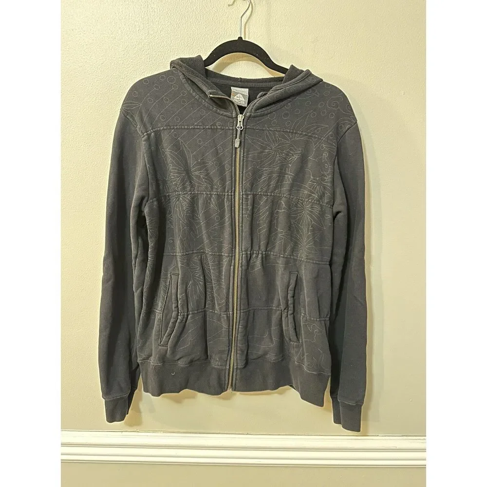 Boys Nike ACG Zip Up Hoodie Black Size‎ XL 16-18 Palm Tree Print